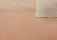 Poliestrowa pluszowa tkanina zabawkowa na akcesoria pluszowe Pomarańczowy różowy 220GSM