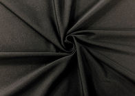 220GSM Materiał kostiumu kąpielowego / elastyczny 84% czarny materiał poliestrowy na strój kąpielowy