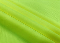 140GSM Birds Eye Mesh Fabric / 100% poliester Fluorescent Mesh Fabric Yellow