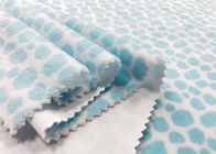 210GSM 100% poliester Velvet Material Fleece Material Blue Leopard Print