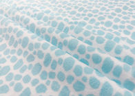 210GSM 100% poliester Velvet Material Fleece Material Blue Leopard Print
