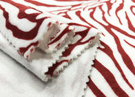 210GSM Tkanina poliestrowa aksamitna / tkanina z polaru na tekstylia domowe Paski zebry