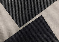 220GSM Rozciągliwy 93% poliestrowy materiał sztruksowy na odzież Sofa czarny