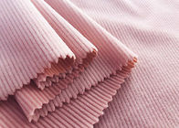 94% Poly Baby Pink Corduroy Material Pants Akcesoria Making 200GSM Stretchy