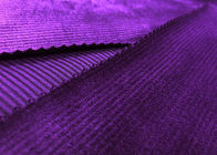200GSM Rozciągliwy fioletowy sztruksowy materiał na spodnie Akcesoria 94% poliester