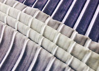 290GSM 93% drukowana plisowana tkanina poliestrowa Velboa do spódnicy damskiej Gradient liliowy