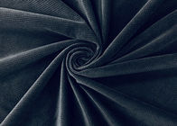 240GSM Mikro aksamitna tkanina 100% poliester Super miękka gofrownica w kolorze czarnym