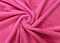 260GSM 92% poliester, elastyczna, aksamitna tkanina z mikrofibry na zabawki Tekstylia domowe Neon Pink