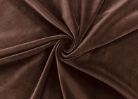 300GSM 90% poliester, aksamitna tkanina z mikrofibry na tekstylia domowe w kolorze brązowym