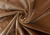320GSM Micro Velvet Fabric / 92% poliester Velvet Fabric na tekstylia domowe brąz