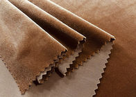 320GSM Micro Velvet Fabric / 92% poliester Velvet Fabric na tekstylia domowe brąz