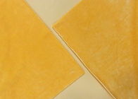 Ciemnożółty aksamitny materiał 280GSM 92% poliester z mikrofibry