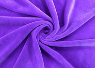 Rozciągliwy 92% poliester Super miękki aksamitny materiał na zabawki Tekstylia domowe Fiolet
