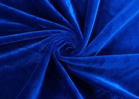 Tkanina pluszowa 250GSM / miękka pluszowa osnowa tekstylna Dzianina w kolorze królewskiego niebieskiego