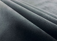 Miękka 100-procentowa tkanina poliestrowa Micro Velvet 240GSM na tekstylia domowe w kolorze szarym