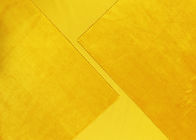 220GSM Miękka mikro tkanina poliestrowa / bursztynowa żółta aksamitna tkanina na akcesoria do zabawek