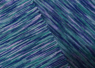 240GSM 92 procent Poliester 8 procent Elastan Wątek Knitting Niebiesko-zielony