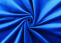 200GSM Miękka w 100% poliestrowa tkanina aksamitna na tekstylia domowe w kolorze Royal Blue