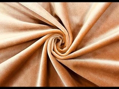 240GSM Miękki oliwny żółty materiał aksamitny 100% poliester do tkanin domowych