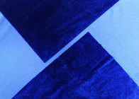 Tkanina pluszowa 250GSM / miękka pluszowa osnowa tekstylna Dzianina w kolorze królewskiego niebieskiego