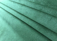 240GSM Miękka 100% tkanina z mikropoliestru / tkanina z mikro aksamitu do tekstyliów domowych w kolorze zielonym