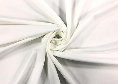 Biała tkanina bielizny 170GSM 84% poliester 16% elastan Wysoka elastyczność